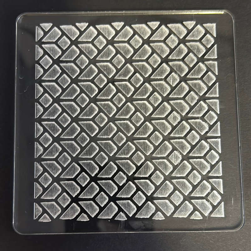 Impression Disc Tile Geometric Large