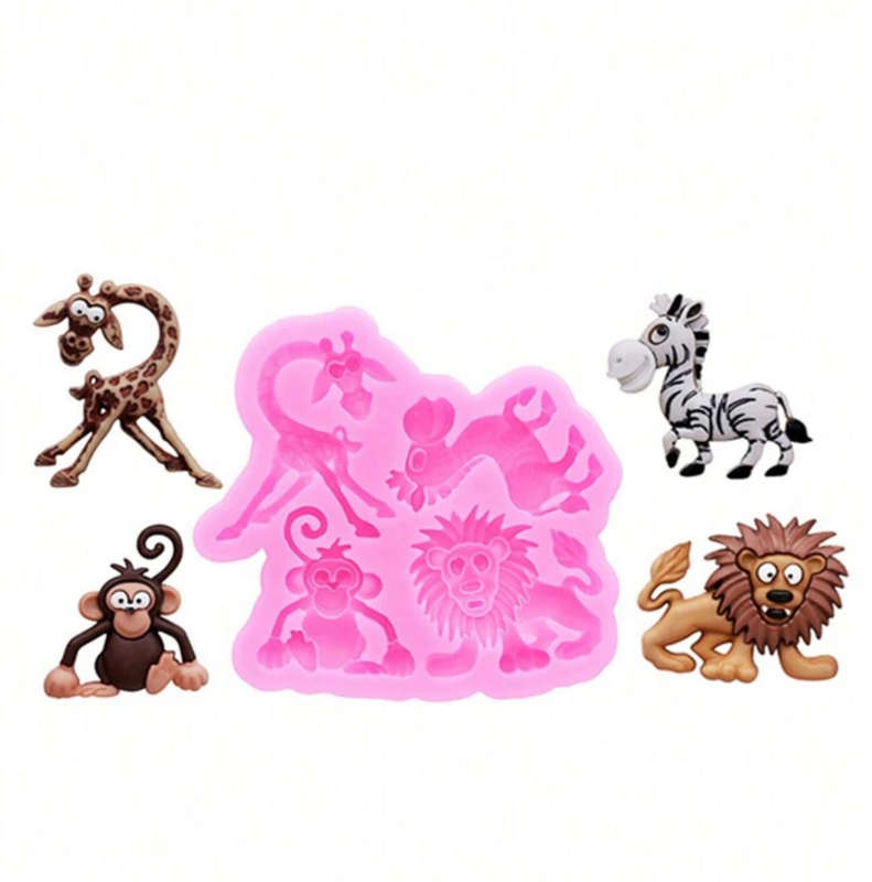 Silicone Mould Cartoon Wild Animal