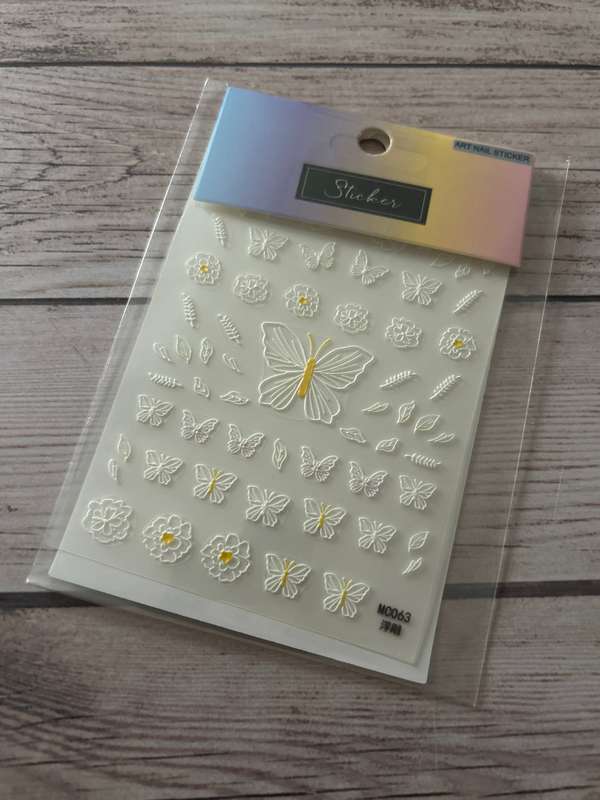 Nail Art Sticker Butterfly MC063
