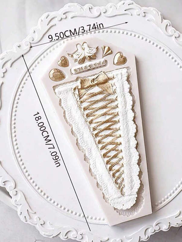 Silicone Mould Dress Lace-up Back