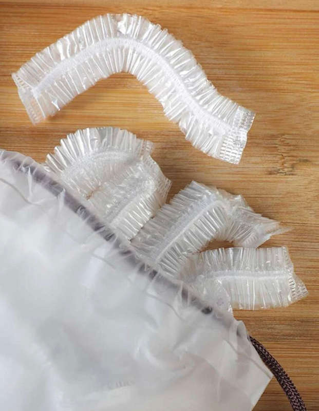 100pc 22cm Disposable Food Cover
