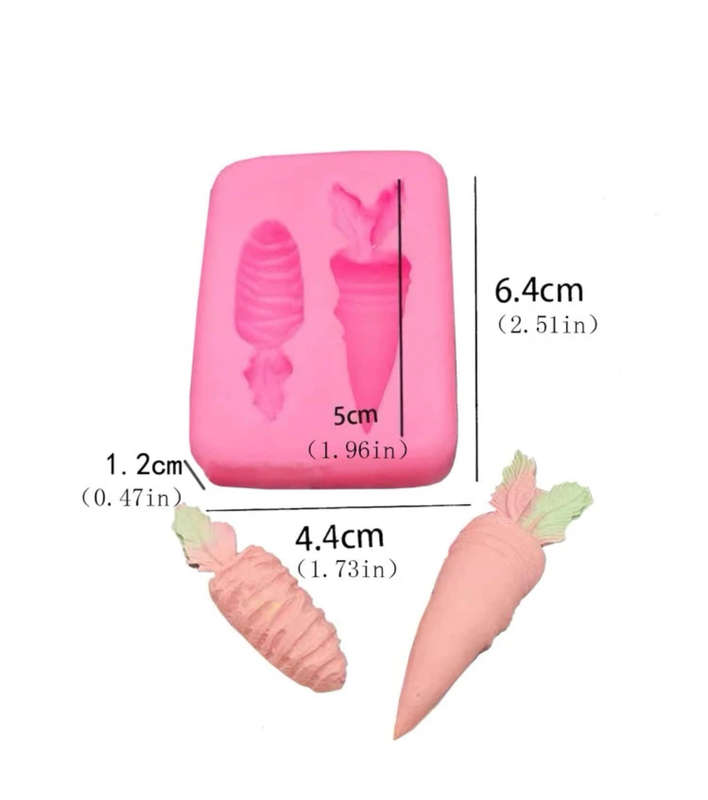 Silicone Mould Carrot Easter