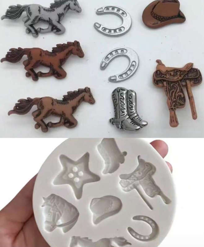 Silicone Mould Cowboy