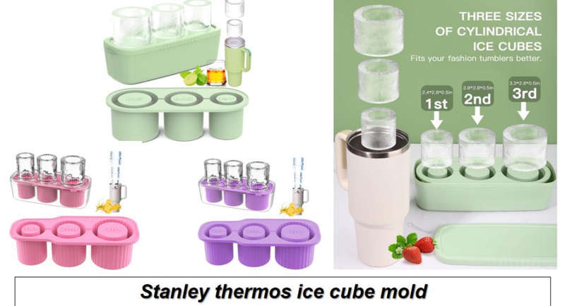 Silicone Mould Ice Tray for Stanley Cup