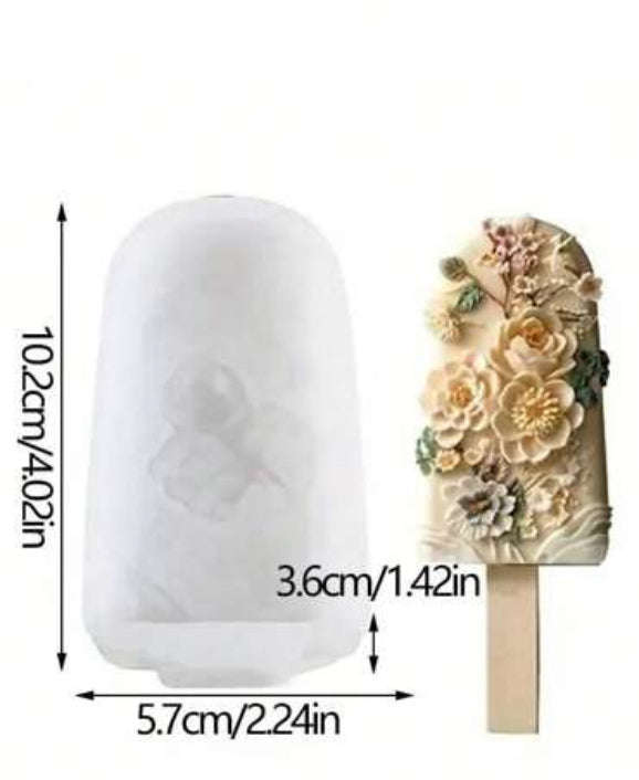Siliko Mouldce Ice Cream Cakesicle Flower