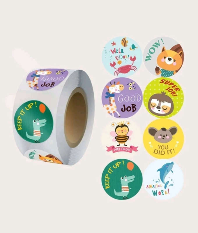Keep It Up Thank You Sticker Roll 500pc