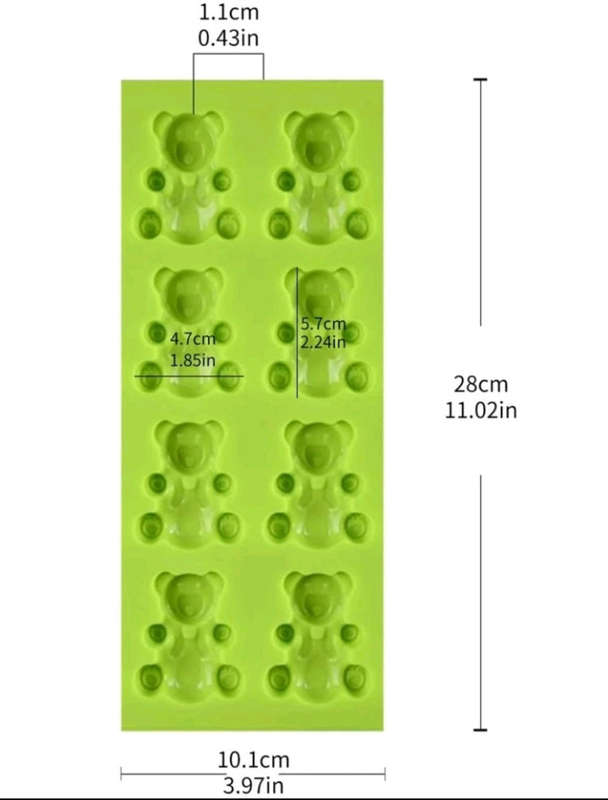 Silicone Mould Soap Teddy