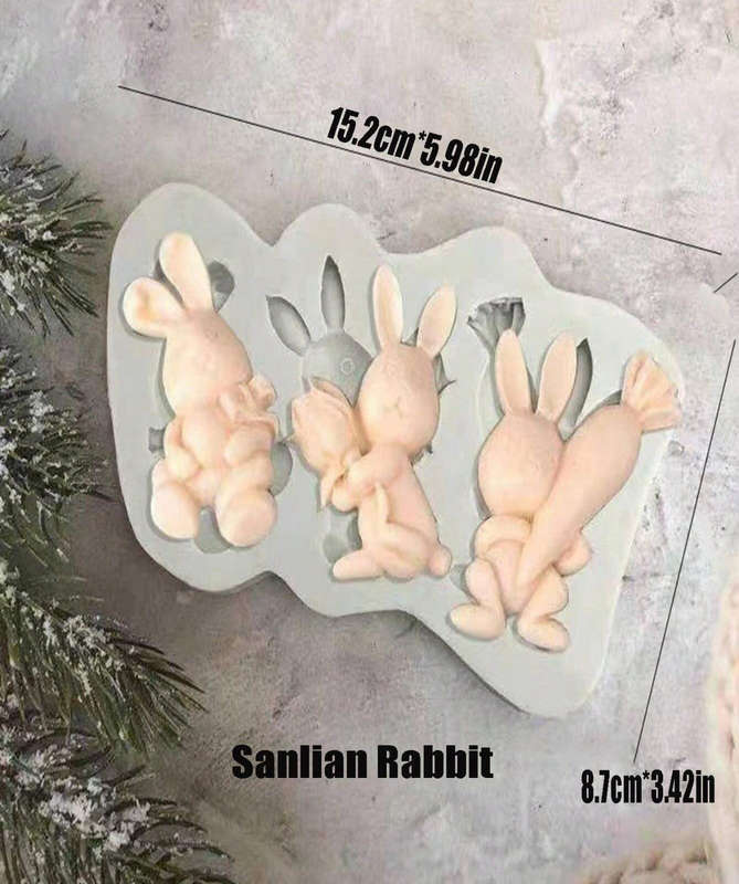 Silicone Mould Easter Bunnies