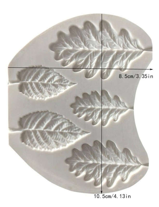 Oak leaves silicone mould