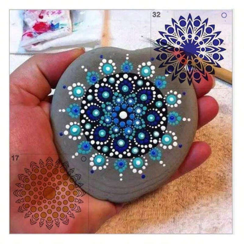 48 pc Mandala Stencil Set