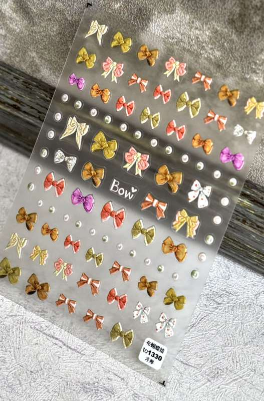 Nail Art Sticker Bow ZY-110-F