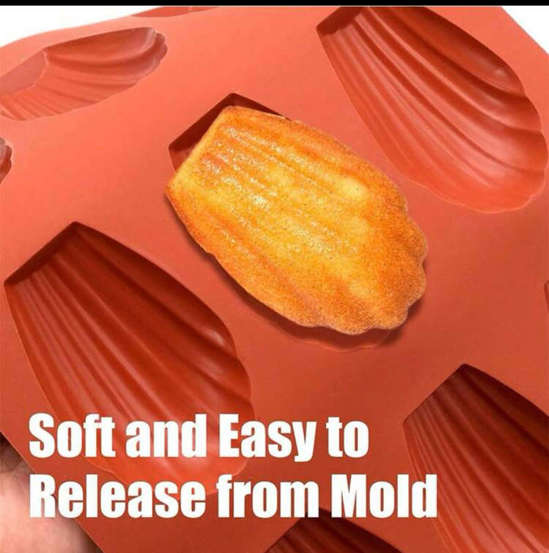 A383-1 U Madeleine Chocolate Truffle Soap Silicone Mould