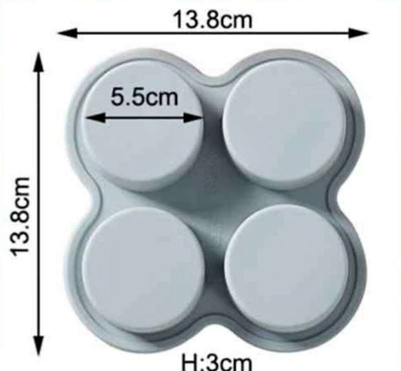 Silicone Mould Oreo