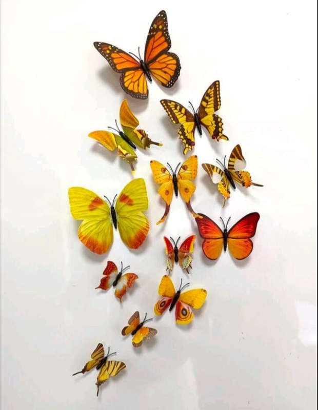 Plastic Butterfly Cake Topper