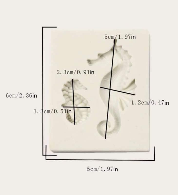 Silicone Mould Seahorse