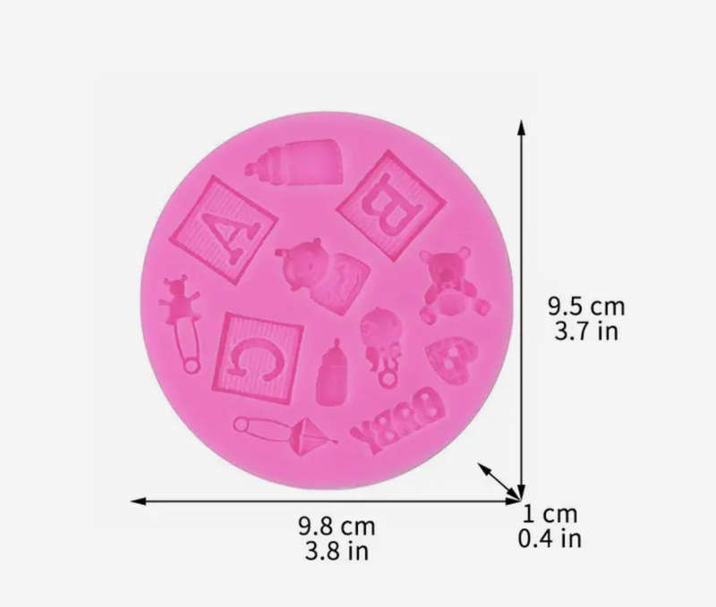 Silicone Mould Baby Theme Block