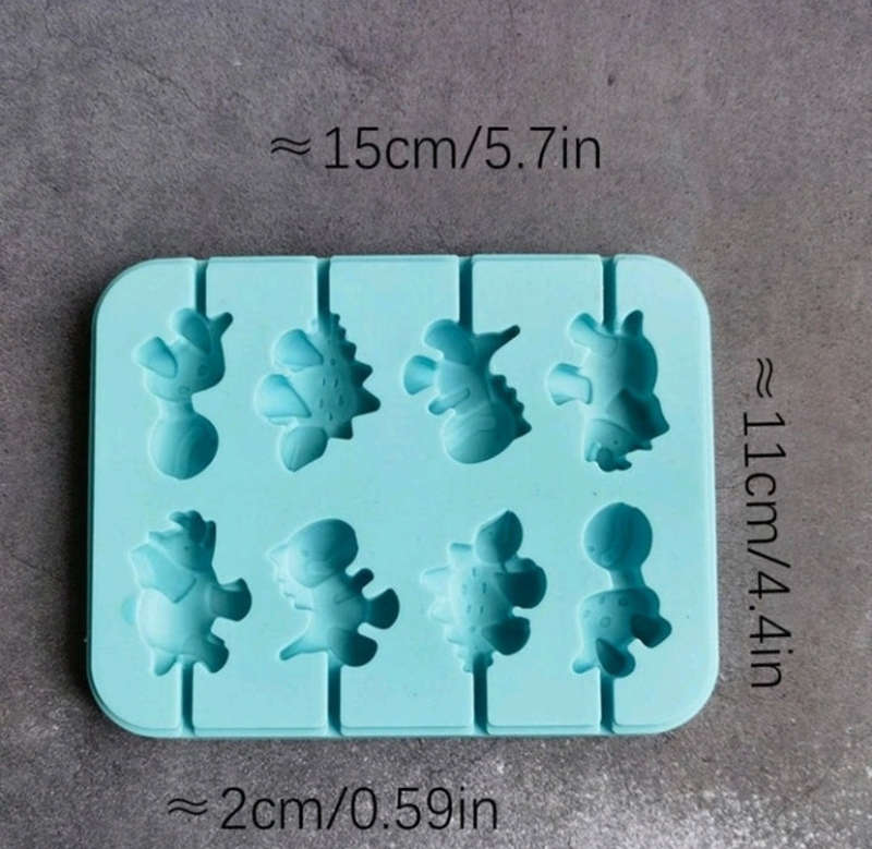 Silicone Mould Dino Lollipop