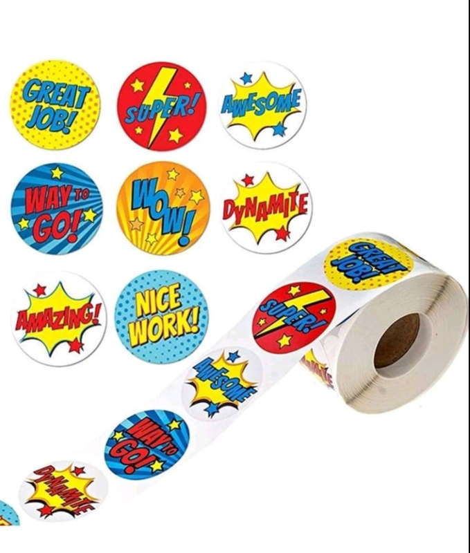 Nice Work Thank You Sticker Roll 500pc