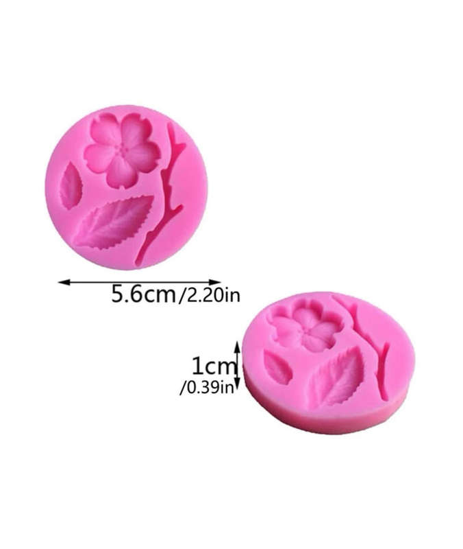Silicone Mould Blossom flower and leaf