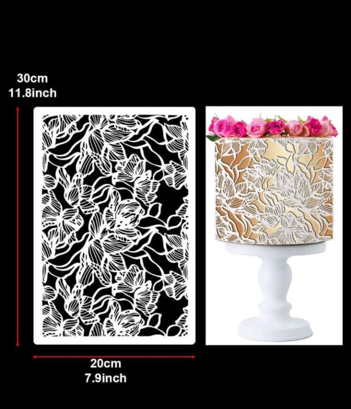 Cake Decorating Stencil 828-14