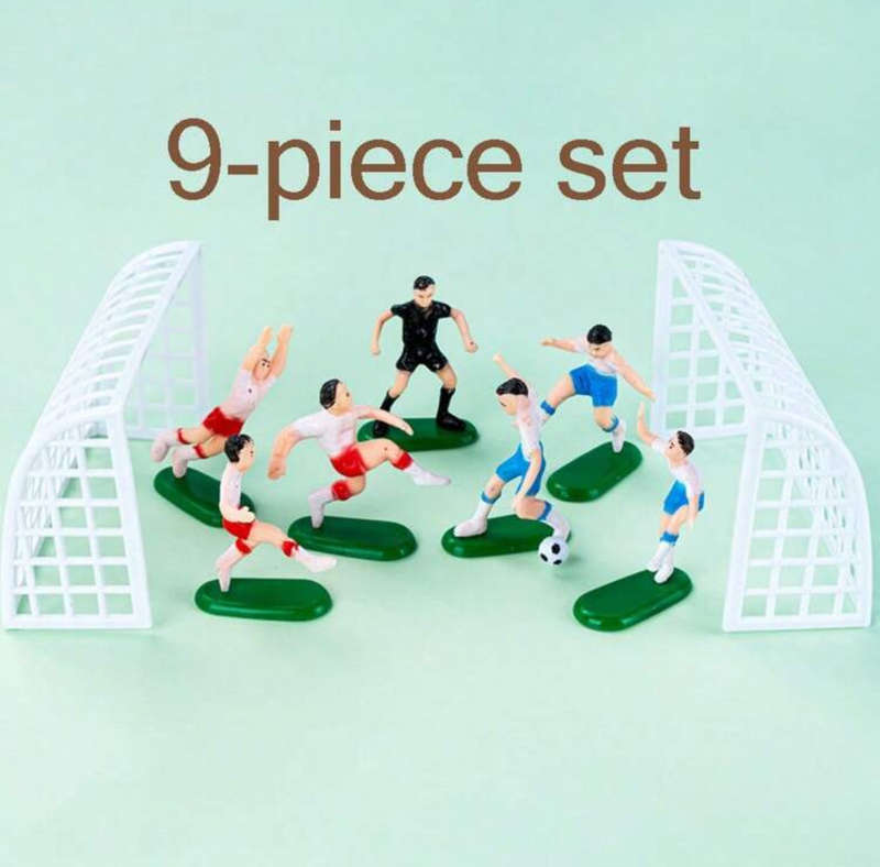 Cake Topper Plastic Soccer Football
