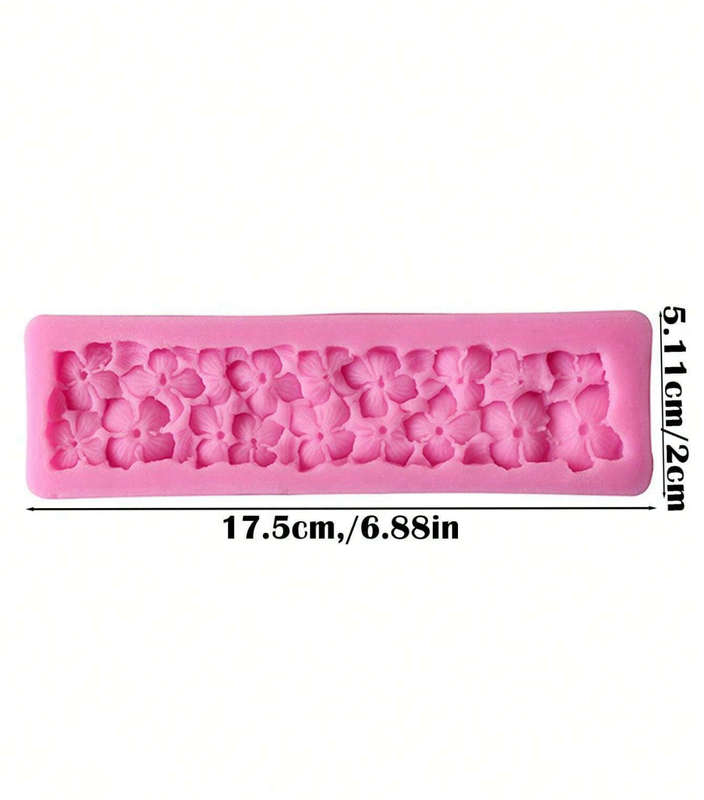 Silicone Mould Hydrangea Flower Border
