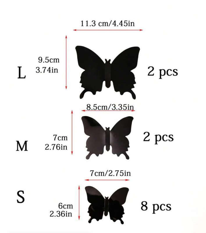 Plastic Butterfly Cake Topper
