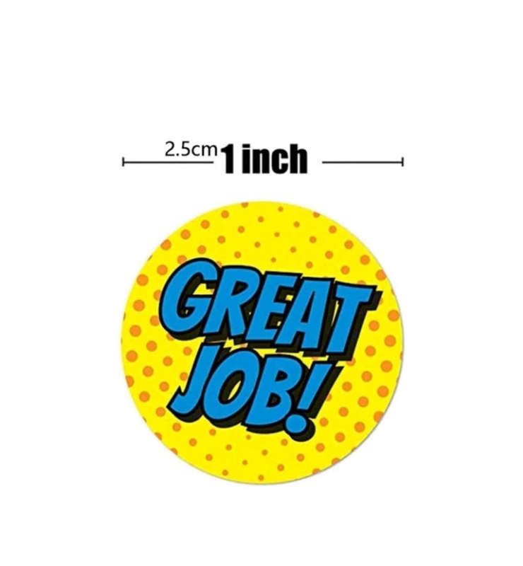 Nice Work Thank You Sticker Roll 500pc