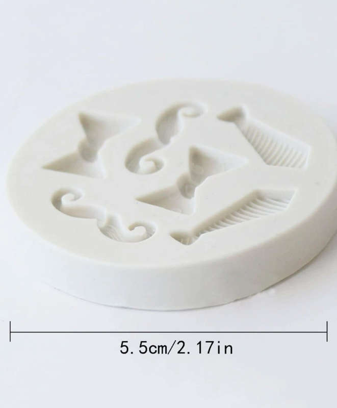 Silicone Mould Tie, Bow Tie and Moustache
