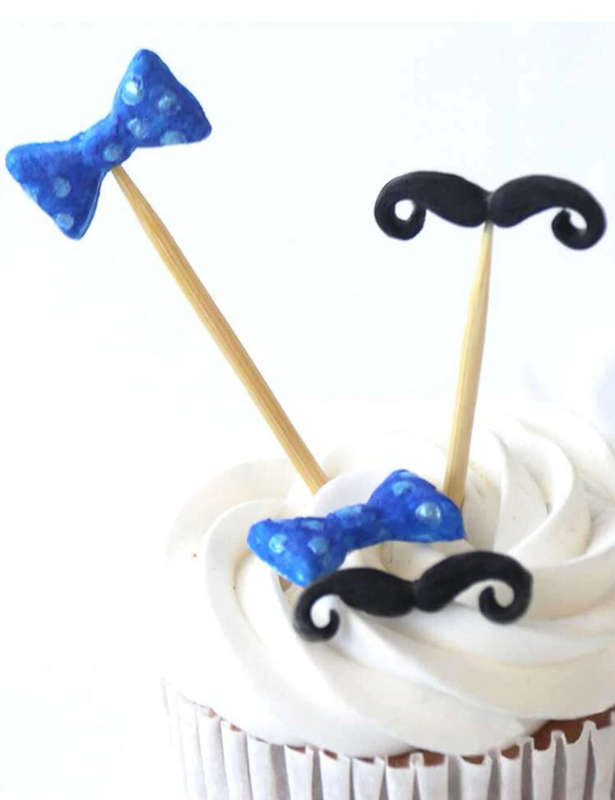 Silicone Mould Tie, Bow Tie and Moustache