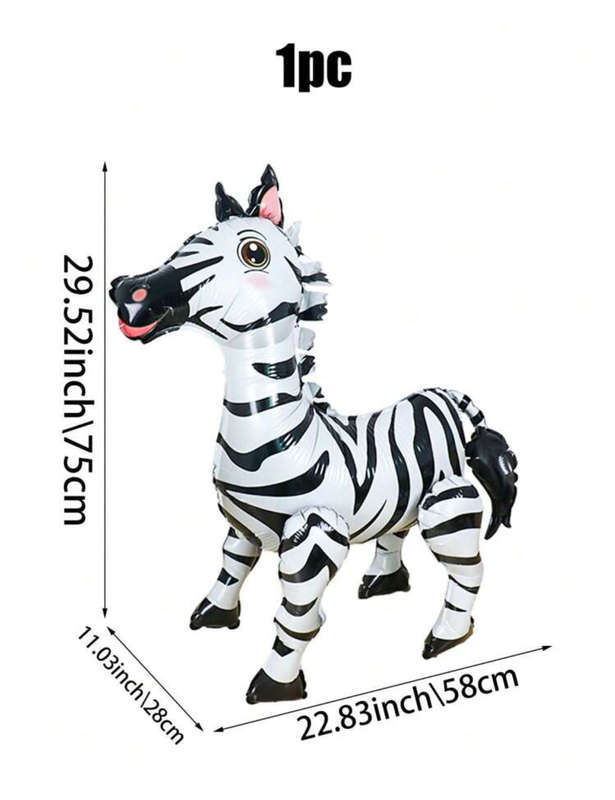 Large Zebra Balloon