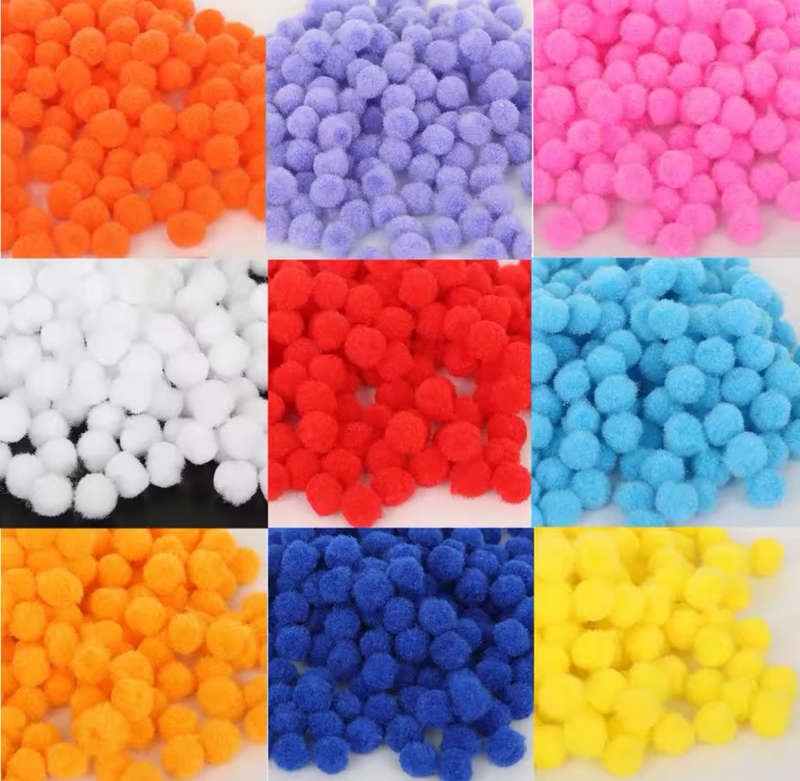 Art Fluff Balls 1.5cm