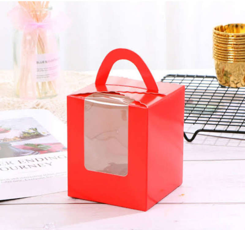 6pc Cupcake Box with Window