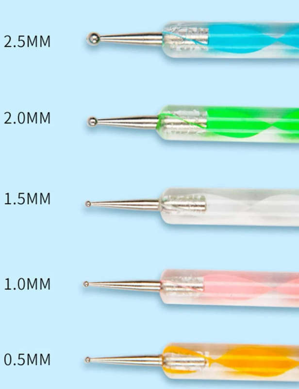Small Fondant Modeling ball tools, dotting tool