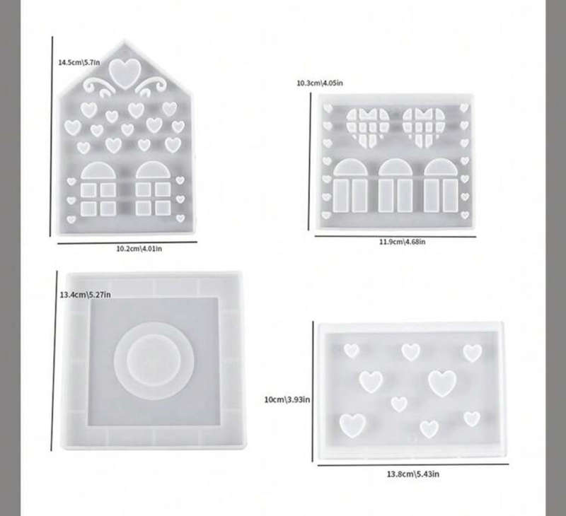 Silicone Mould Resin House