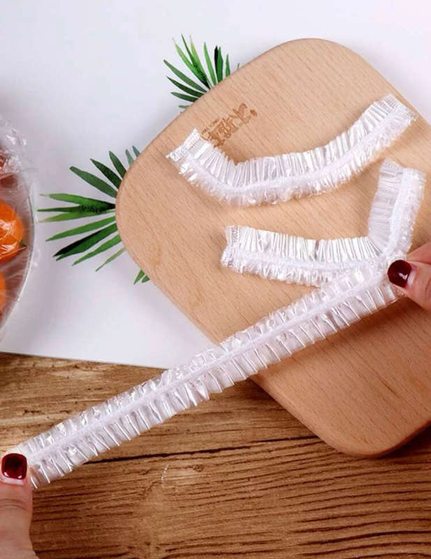 100pc 22cm Disposable Food Cover