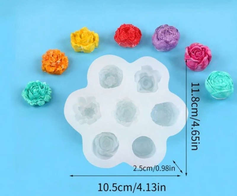 Silicone Mould Rose