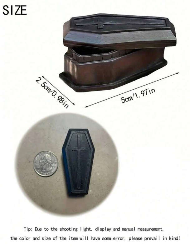 Coffin Cake Topper