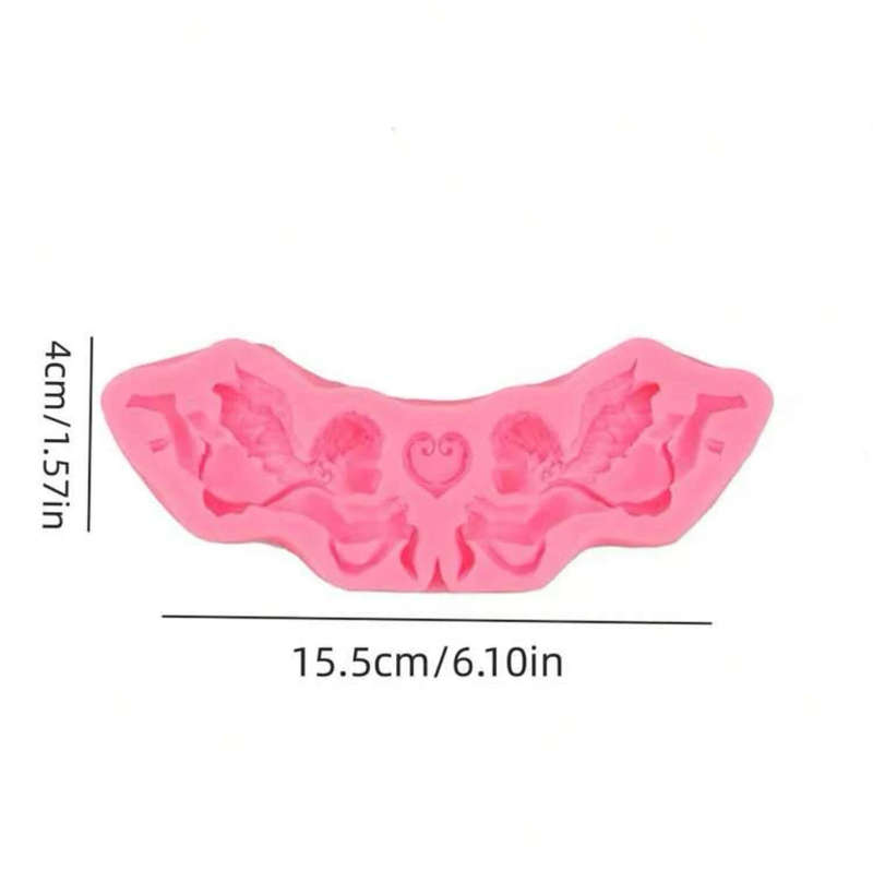 Silicone Mould Angel Border