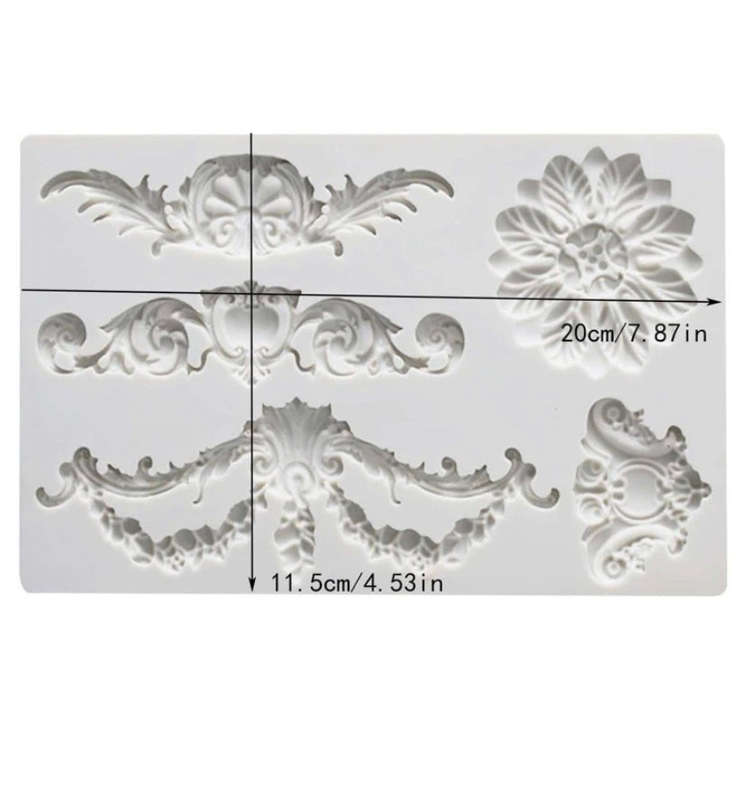 Silicone Mould Flower Brooch Embellishment