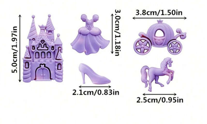Cinderella silicone mould