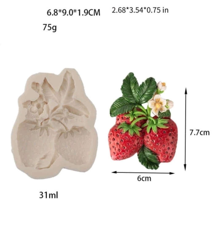 Silicone Mould Strawberry