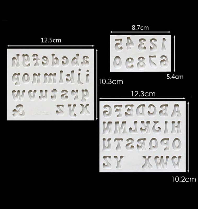 Silicone Mould Set Alphabet