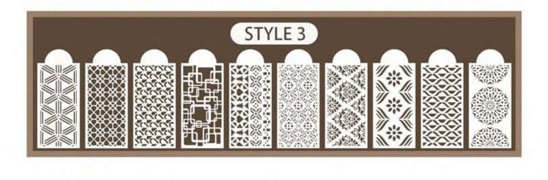 Cake Decorating stencil 10pc