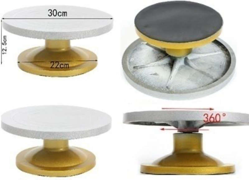 Heavy Duty Rotating Cake Stand Turn Table