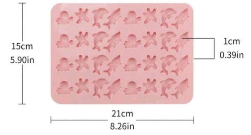 Silicone Mould Gummy Under The Sea