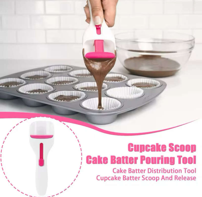 Cupcake Scoop with Silicone Plunger
