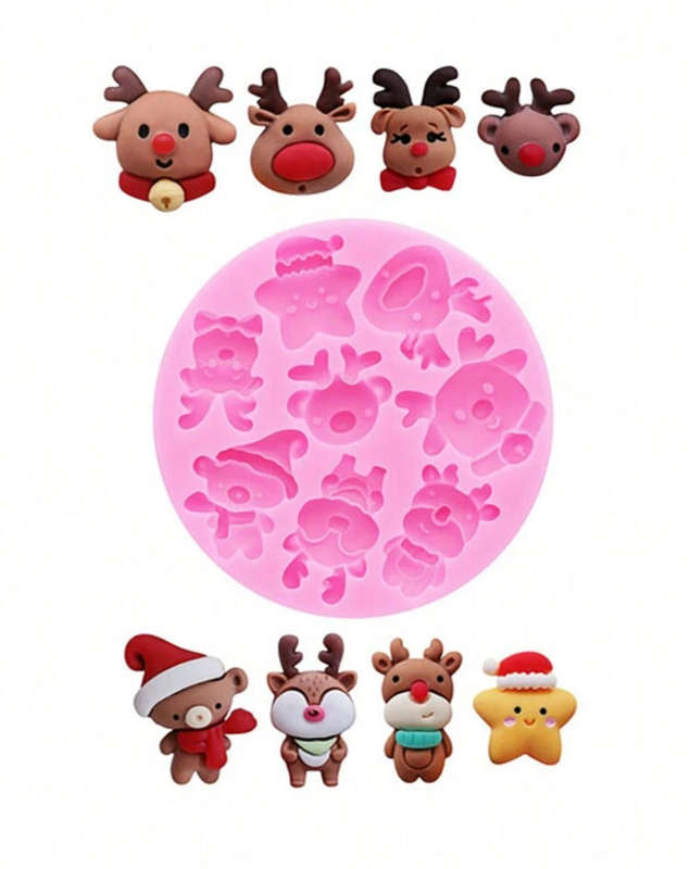 Silicone Mould Christmas Multi