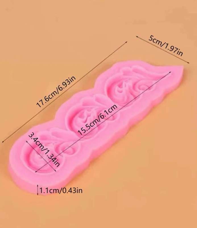 Silicone Mould Scroll