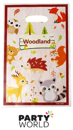 Party Loot Bags Woodlands 10pcs